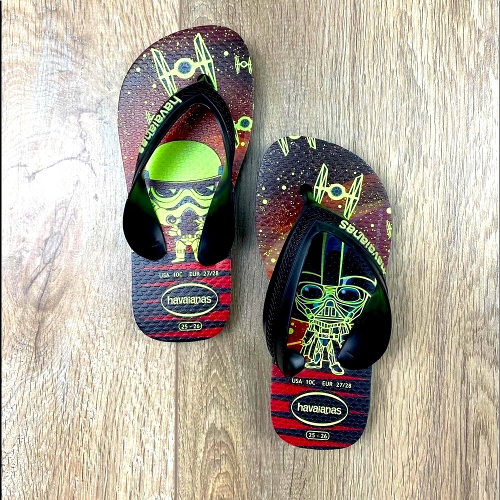 Havaianas Star Wars Flip Flop Size 10T | Stormtrooper Flip Flops Size 10T - Picture 15 of 15
